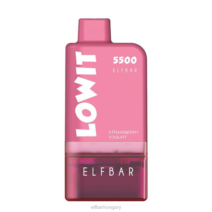 ELFBAR előretöltött pod kit lowit 5500 2%nic epres joghurt 8BJF132