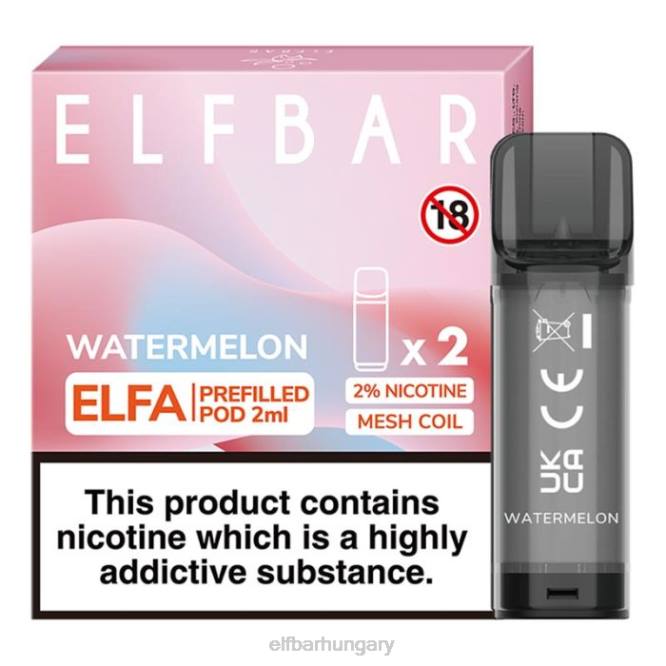 elfbar elfa előretöltött hüvely - 2 ml - 20 mg (2 csomag) görögdinnye RFJP108